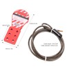 Tagout Cable Lock Rugged Reliable Rustproof 6 Hole Stainless Steel