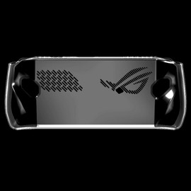 BoxWave Case Compatible with ASUS ROG Ally Z1 - Pure Crystal Slip, Durable, Flexible Transparent TPU Cover - Smoke Grey