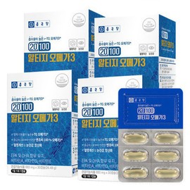 Chong Kun Dang 20100 Altige Omega 3 4 boxes 883mgx120c / 종근당 20100 알티지 오메가3 4박스 883mgx120c