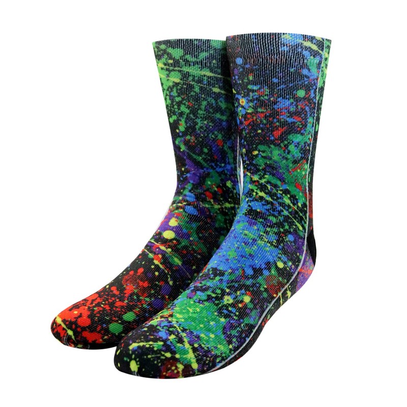 KACOLOR - Calcetines de tubo para hombre con estampado 3D,