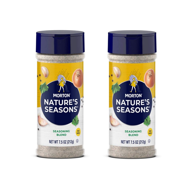 Morton Nature's Seasons Seasoning Blend, 7.50 oz, 2 Bottles (Pack