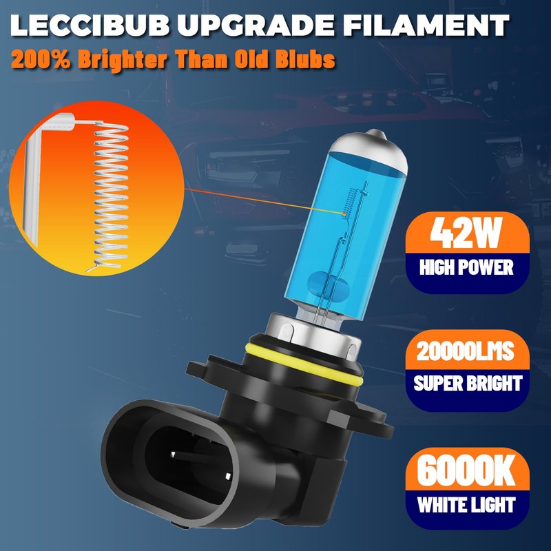 LECCIBUB Fog Light Bulbs Fit For Toyota Land Cruiser 1998-2007,