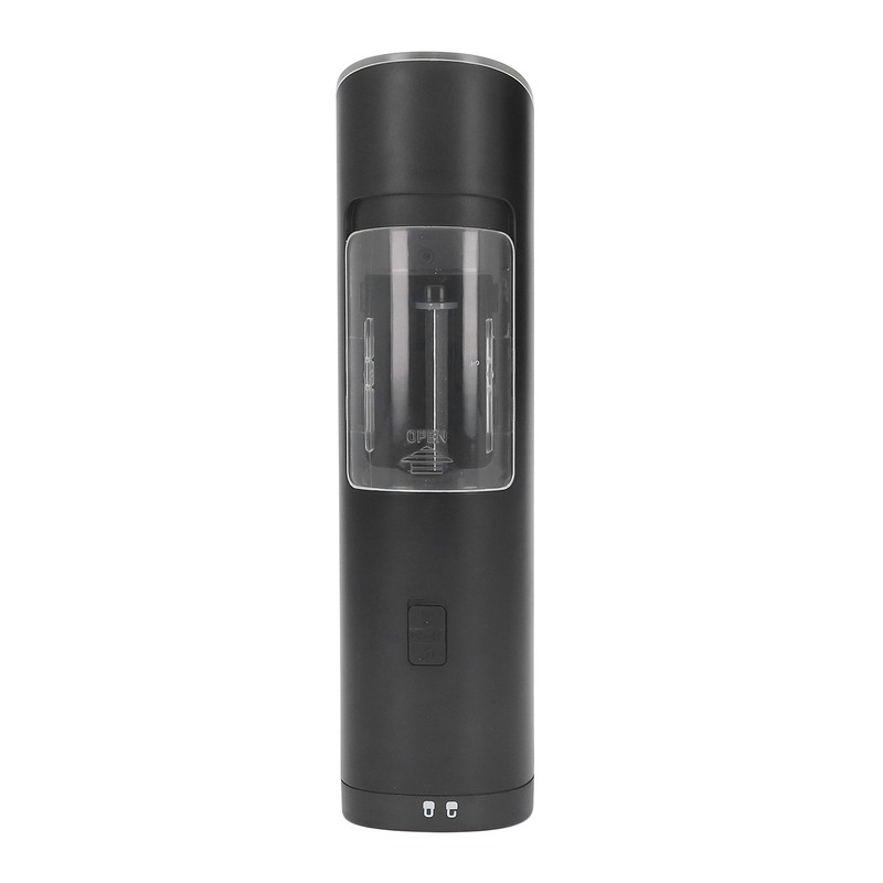 Electric Pepper Grinder Stainless Steel Wireless Visual Pepper Salt Grinder