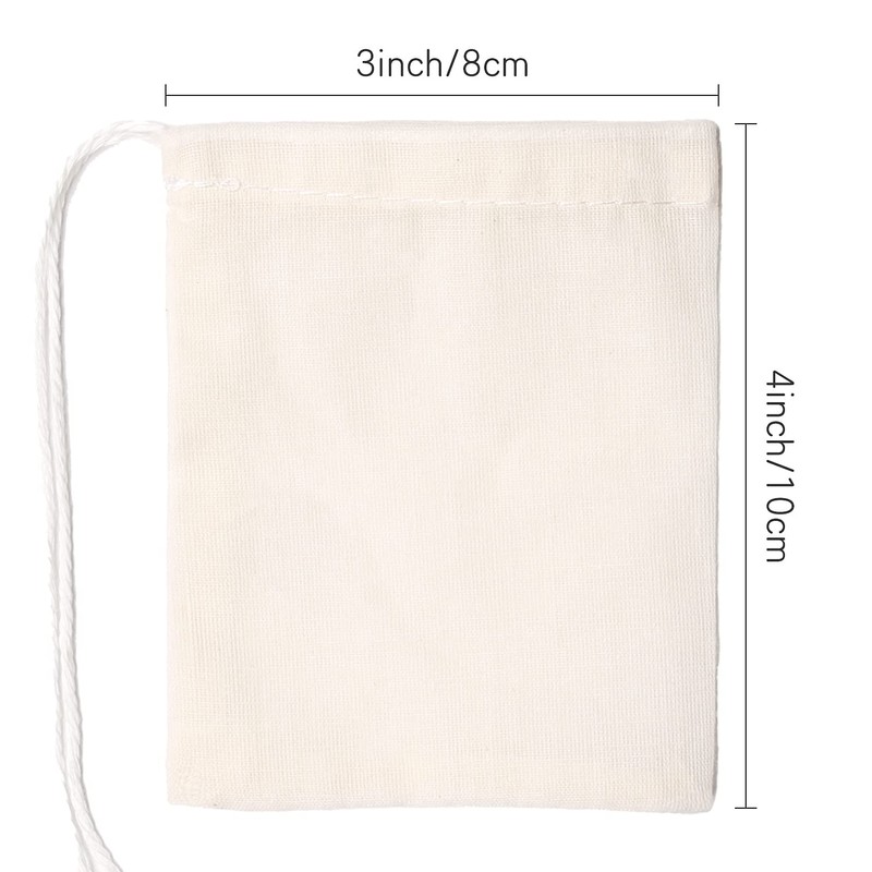 Limko Cotton Bags Muslin Bags Sachet Bag for Home Supplies