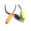 Mr Gadget's Solutions 3.5mm Stereo Headphone Microphone Audio Splitter Cable