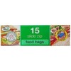 Tidyz Slide Zip Food Bags Pack of 15 Food Prep