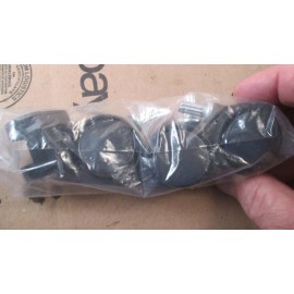 Unbranded New Caster Wheels Set Of 4 Plastic Swivel 1 1/4 Inch Office Furniture