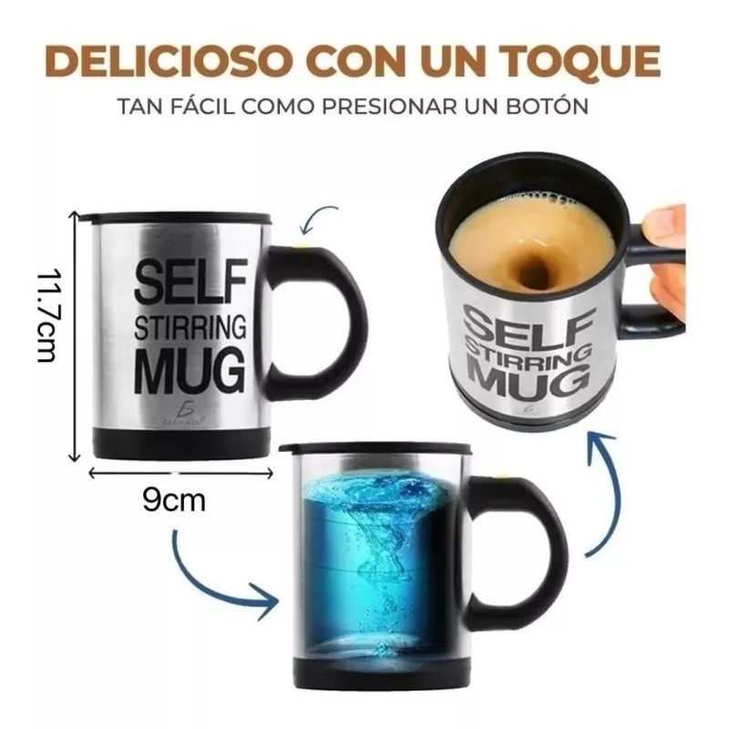 Yuqing Taza Termo Automatica Termica Cafe Agitador Mezcladora