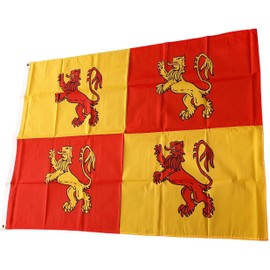 NWFlags Owain Glyndwr Flag 3ft x 2ft 75d Premium Polyester Suitable For Flagpoles | Strong Polyester 3x2 foot material Welsh flag with Eyelets