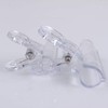 Z ZICOME 30 Pack Plastic Clear Clips Clamps, 1-1/2 Inch