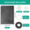 MEKOTRIN Magnetic Window Screen with Frame, Adjustable DIY Fly Screen