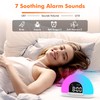 Te-Rich Light Alarm Clock for Deep Sleepers, Daylight Alarm Clock