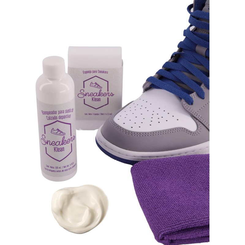 SNEAKERS KLEAN Kit Blanqueador de Suela, limpieza para el cuidado