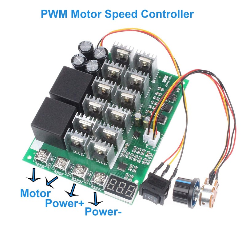 RUIZHI PWM Motor Speed Controller 60A - DC 10-55V 12V