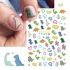 IDDFEVE Dinosaur Nail Art Stickers for Kids- Cute Cartoon Designs,