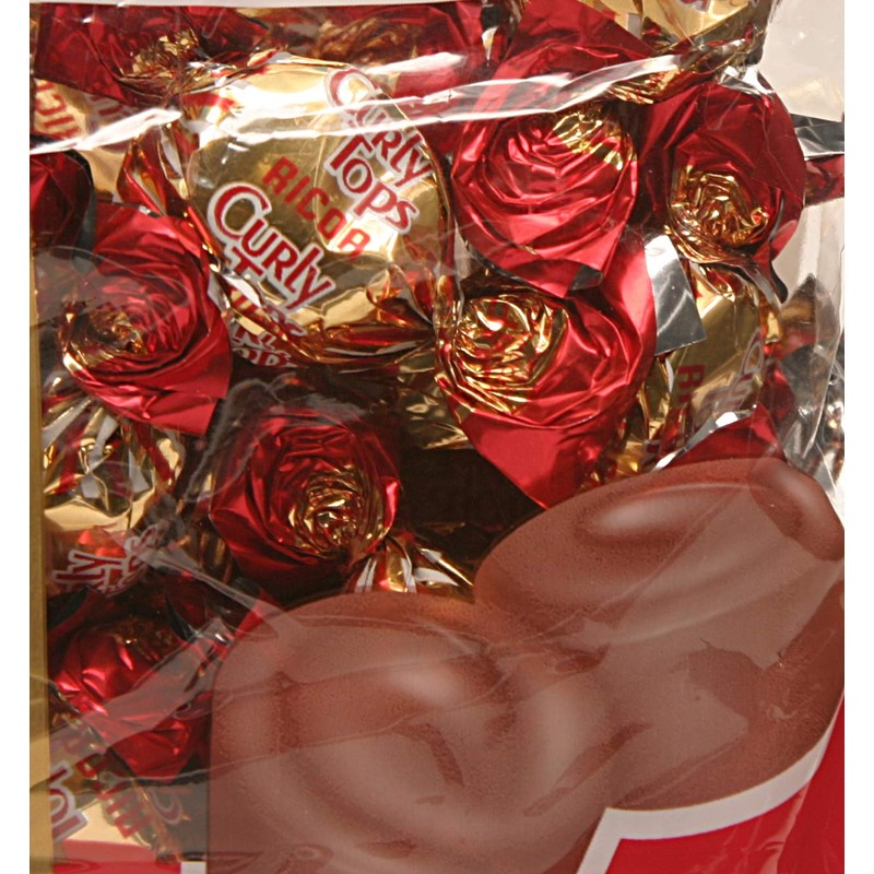 Ricoa, Rich Chocolate Curly Tops Candy (Pack of 3), Imported
