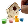 Wooden Birdhouse Crafting Kit: 12 DIY Unfinished Bird House with