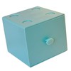 Desktop Storage Box, Multifunctional Square Desk Organizer for Home (Blue)