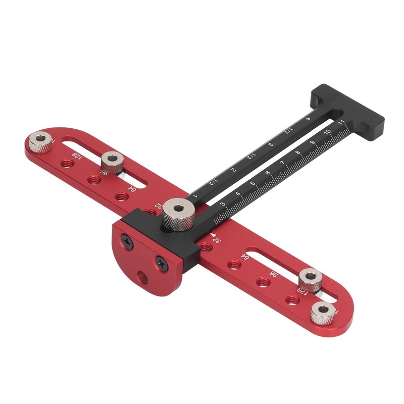 Handle Hole Drill Guide 4mm Cabinet Handle Jig Aluminum Alloy