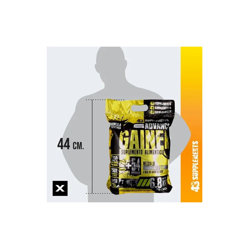 Ganador Hard Mass Gainer Cafe Intenso 15 Lbs 43 Supplements