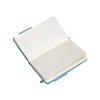 Antartik Notebook with elastic band, hardcover, A6 sheets, squared, light