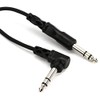 Hosa CSS-110R Balanced Interconnect Cable 1/4 in TRS to Right-Angle