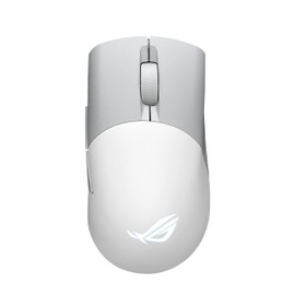 ASUS Gaming Mouse Wireless ROG Keris Wireless Aimpoint (36,000 dpi / Tri-Mode Connection/Replaceable Switch/119 Hours of Continuous Operation/PBT Button/Genuine Domestic Product) White