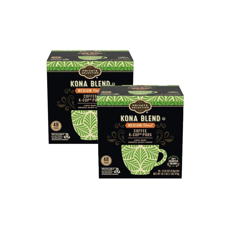 Generic Private Selection Kona Blend Medium Roast Coffee Individual Serving