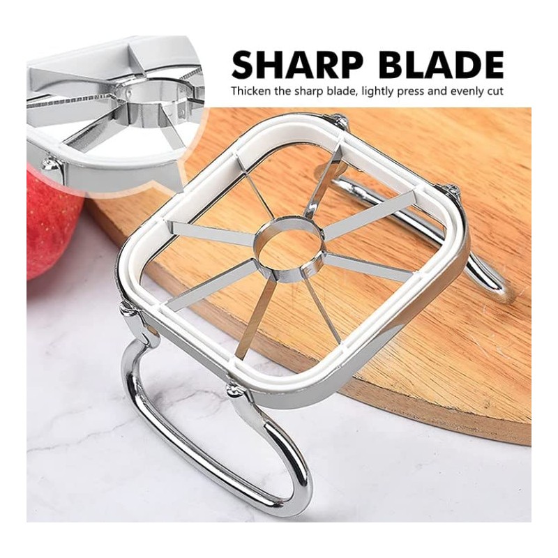Potato Chipper-Stainless Steel 5in 1 Potato Chopper Cutter Fruit Chip