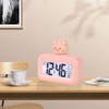 Pssopp Cute Digital Alarm Clock, Desk Shelf Clocks, Cute Electronic