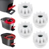 Lnngub Pack of 4 Spin Mop Replacement Parts, Plastic Spin