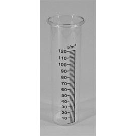 Powershop11 Replacement Glass Rain Gauge Real Glass 15 cm