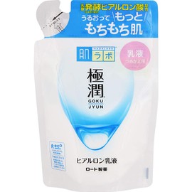 Rohto Hadalabo Gokujun Hyaluronic Milky Lotion Refill 140 ml / 4.7 floz (Japan Import)