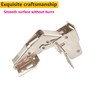 Qrity Cupboard Hinges - 2 Pack, 90 Degree Flap Hinges,