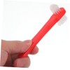 VICASKY 8pcs Dual Head Denture Cleaning Brush Soft Bristles for