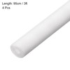 sourcing map 4pcs Pipe Insulation Foam Tube Pipe Lagging 10mm(3/8