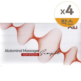Illy abdominal massager simple KOR-SPG2140 4 pcs / 일리 복부 마사지기 심플 KOR-SPG2140 4개