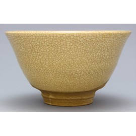 Setoyaki 139-0027 Miyoshi Gosan Matcha Bowl, Approx. 5.5 x 3.1 inches (14 x 8 cm), Seto Karatsu Pottery, Made in Japan