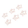 100pcs Star Moon Paper Clips Prevent Rust Skid Resistance Cute