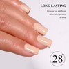 Imtiti Nude Gel Nail Polish, 1Pcs Natural Soak Off UV