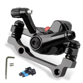Mechanical Disc Brake Calipers for Bicycles, Universal Front and Rear Disc Brakes, Wear-resistant Disc Brakes (Black -Rear)