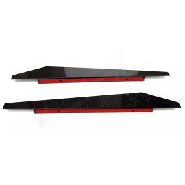 ICBL Universal Real Carbon Fiber Bumper Splitters Canards Diffuser CF