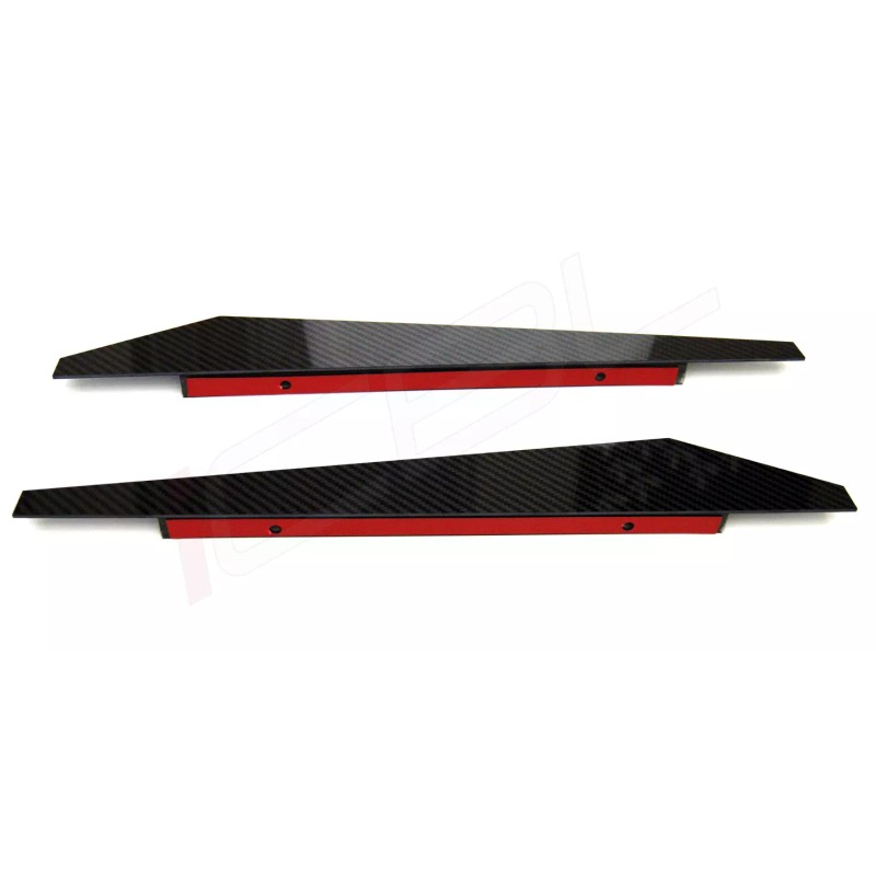 ICBL Universal Real Carbon Fiber Bumper Splitters Canards Diffuser CF