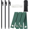 LATERN 8Pcs Tree Stake Kit, 3Pcs 30CM Heavy Duty Tree