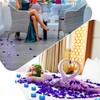 KOABY 2000/4000/8000pcs Artificial Rose Petals with LED Tea Lights Kit,