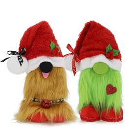 KnomeKo Christmas Gnomes Plush Decor Dog Gnome Decor