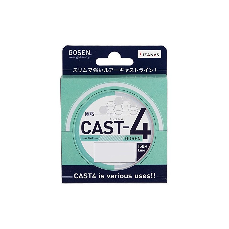 GOSEN GS41505 PE Line Cast 4 150m 0.5 No. 11
