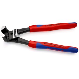 Knipex Bolt End Cutting Nipper high lever transmission black atramentized, plastic coated 200 mm 61 02 200