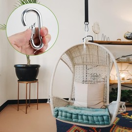 Safe to Hang Hammock for Swings Waterproof Trees Fixing Set 2 x 150 cm