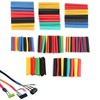 164PCS Electric Insulation Heat Shrink Sleeving, Heat Shrink Tubing, Wire
